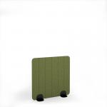 Stripe Acoustic Floor Standing Black Metal Base Legs 1200w 1200h - Reed Green SFSC1200-K-MF-RG