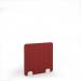 Stripe Acoustic Floor Standing White Metal Base Legs 1200w 1200h - Pure Red SFSC1200-WH-MF-PR