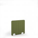 Stripe Acoustic Floor Standing White Metal Base Legs 1200w 1200h - Reed Green SFSC1200-WH-MF-RG