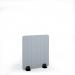 Stripe Acoustic Floor Standing Black Metal Base Legs 1200w 1400h - Light Grey SFSC1400-K-MF-LG