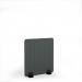 Stripe Acoustic Floor Standing Black Metal Base Legs 1200w 1400h - Moonlight Grey SFSC1400-K-MF-MG