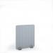 Stripe Acoustic Floor Standing Silver Metal Base Legs 1200w 1400h - Light Grey SFSC1400-S-MF-LG