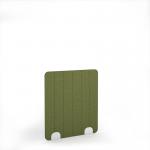 Stripe Acoustic Floor Standing White Metal Base Legs 1200w 1400h - Reed Green SFSC1400-WH-MF-RG