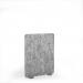 Stripe Acoustic Floor Standing Silver Metal Base Legs 1200w 1600h - Dark Silver Grey SFSC1600-S-MF-DG