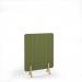 Stripe Acoustic Floor Standing Screen Wooden Legs 1200w 1600h - Reed Green SFSC1600-WF-RG
