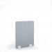 Stripe Acoustic Floor Standing White Metal Base Legs 1200w 1600h - Light Grey SFSC1600-WH-MF-LG