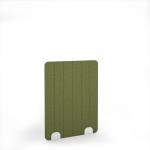 Stripe Acoustic Floor Standing White Metal Base Legs 1200w 1600h - Reed Green SFSC1600-WH-MF-RG