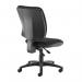 Senza High fabric back operator chair with no arms - black SH40-000-BLK