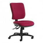Senza high back operator chair with no arms - charcoal SH40-000-C