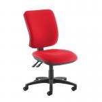 Senza high back operator chair with no arms - red SH40-000-RED