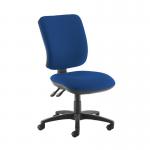 Senza high back operator chair with no arms - Curacao Blue SH40-000-YS005