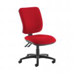 Senza high back operator chair with no arms - Panama Red SH40-000-YS079