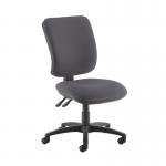 Senza high back operator chair with no arms - Blizzard Grey SH40-000-YS081