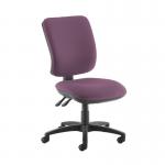 Senza high back operator chair with no arms - Bridgetown Purple SH40-000-YS102