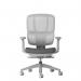 Shelby grey mesh back operator chair with grey fabric seat SHL300K2-G