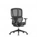 Shelby black mesh back operator chair with black fabric seat SHL300K2-K