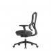 Shelby black mesh back operator chair with black fabric seat SHL300K2-K