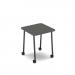 Show mobile meeting table 700 x 700mm - onyx grey top SHW-DT07-OG