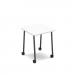 Show mobile meeting table 700 x 700mm - white top SHW-DT07-WH