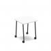 Show mobile meeting table 700 x 700mm - white top SHW-DT07-WH