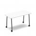 Show mobile meeting table 1400 x 700mm - white top SHW-DT14-WH