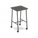 Show mobile poseur table 700 x 700mm - onyx grey top SHW-PT07-OG