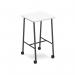Show mobile poseur table 700 x 700mm - white top SHW-PT07-WH