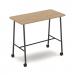 Show mobile poseur table 1400 x 700mm - kendal oak top SHW-PT14-KO