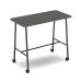 Show mobile poseur table 1400 x 700mm - onyx grey top SHW-PT14-OG