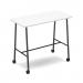 Show mobile poseur table 1400 x 700mm - white top SHW-PT14-WH