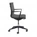 Sirena black mesh meeting chair with black base - made to order SIR305-K-K