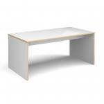 Slab 25 six person table 1700mm x 900mm with 25mm white top