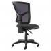 Senza mesh back operator chair with no arms - black SM40-000-BLK