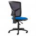 Senza mesh back operator chair with no arms - blue SM40-000-BLU