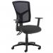 Senza mesh back operator chair with adjustable arms - black SM44-000-BLK