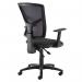 Senza mesh back operator chair with adjustable arms - black SM44-000-BLK