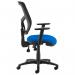 Senza mesh back operator chair with adjustable arms - blue SM44-000-BLU