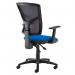 Senza mesh back operator chair with adjustable arms - blue SM44-000-BLU