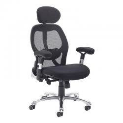 Cheap Stationery Supply of Sandro mesh back executive chair with black air mesh seat and head rest Office Statationery