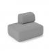 Snuggle modular soft seating large end sofa with left hand back - made to order SNG003LH