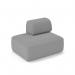 Snuggle modular soft seating large end sofa with left hand back - made to order SNG003LH