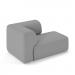 Snuggle modular soft seating large chase sofa with left hand arm and back - made to order SNG004LH