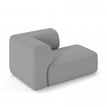 Snuggle modular soft seating large chase sofa with left hand arm and back - made to order SNG004LH