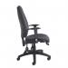 Sofia adjustable lumbar operators chair - charcoal SOF300T1-C