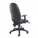 Sofia adjustable lumbar operators chair - charcoal SOF300T1-C