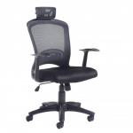 Solaris mesh back operator chair - black SOL300T1-K