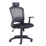 Solaris mesh back operator chair - black SOL300T1-K