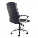 Somerset high back managers chair - black leather faced SOM300T1