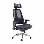 Sorrento high mesh back posture chair - black