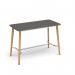 Saxon rectangular poseur worktable with 4 oak legs 1800mm x 800mm - made to order SPR1880